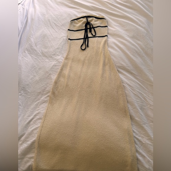 Knotted Tube Midi Sweater Dress - Picture 2 of 5